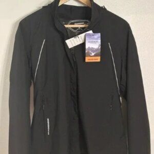 MOERDNG men'sHooded windbreaker Medium black